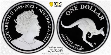 2023-C $1 Mob of Thirty Ag PR69DCAM
