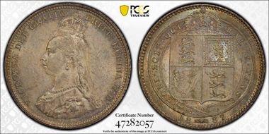 1887 Shil S-3926 Jubilee Head MS64