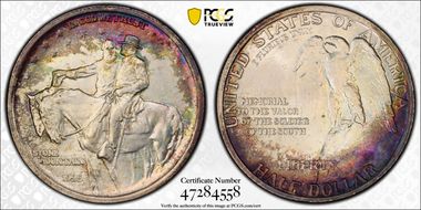 1925 50C Stone Mountain MS67+