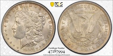 1884-O $1 MS61