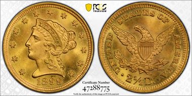 1899 $2.50 MS67