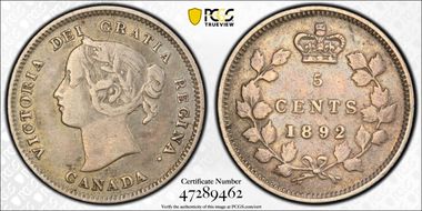 1892 5C VF30