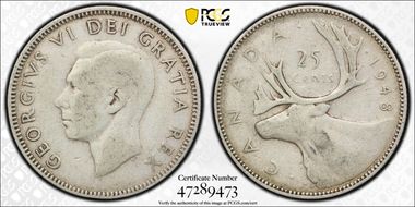 1948 25C VF25