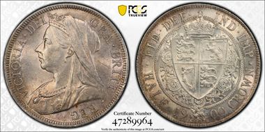 1900 1/2 Cr S-3938 MS62