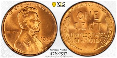 1956 1C MS66RD