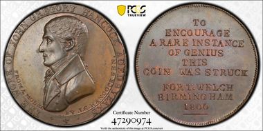 1800 Tk 1D DH-24 Warwickshire, Welch MS63BN