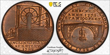 1792 Tk 1/2D DH-12 Shropshire Coalbrookdale MS64RB