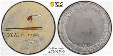 No Date P Medal Hennin-871 Rev Cliché SP61