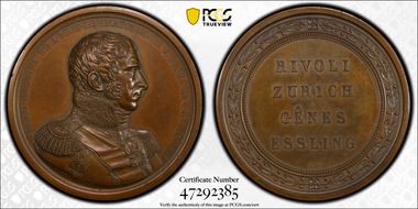 1817 Medal Bramsen-1790 Bronzed AE SP63