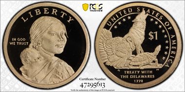 2013-S $1 Native American PR69DCAM