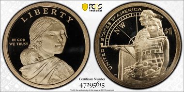 2014-S $1 Native American PR70DCAM