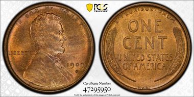 1909-S VDB 1C MS63RB