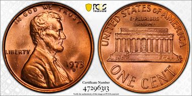 1973-D 1C MS66RD