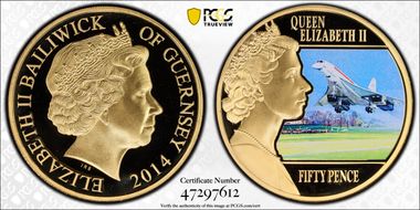 2014 50p Concorde PL69