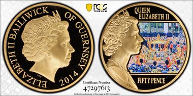2014 50p Coronation PL69