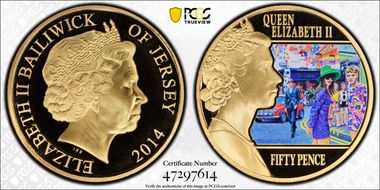 2014 50p The Swinging Sixties PL69