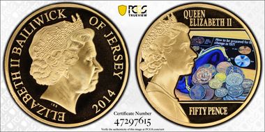 2014 50p Decimalisation PL69