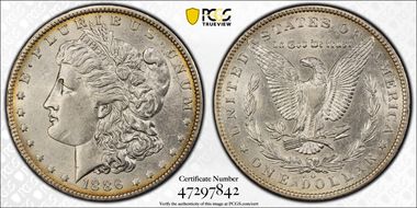 1886-O $1 AU53