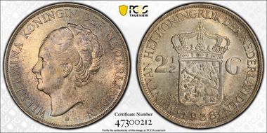 1938 2 1/2 G KM-165  Ag MS64
