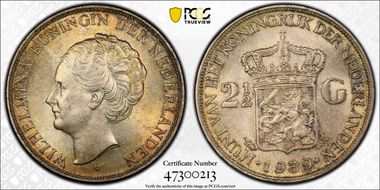 1939 2 1/2 G KM-165  Ag MS63