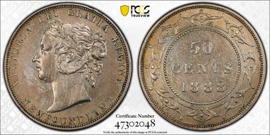 1888 50C N1