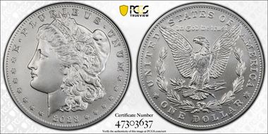 2023 $1 Morgan Dollar First Strike MS70
