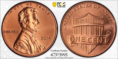 2014 1C Shield MS67RD