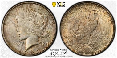 1923-D $1 MS64