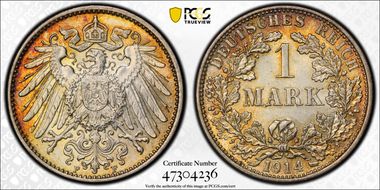 1914-F Mark J-17 MS63