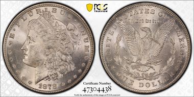 1878 7TF $1 VAM 169 MS63