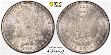 1878 7TF $1 VAM 169 MS62