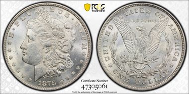1878 8TF $1 MS61