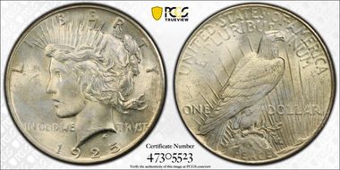 1925 $1 MS64