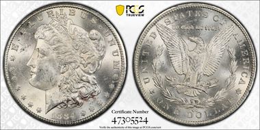 1884-CC $1 MS62