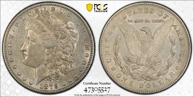 1879-S $1 Reverse of 1878 XF45
