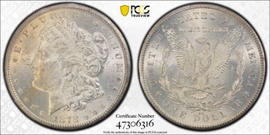 1878-CC $1 MS62