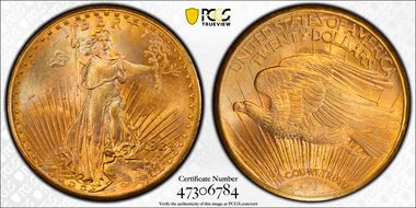 1924-D $20 MS63