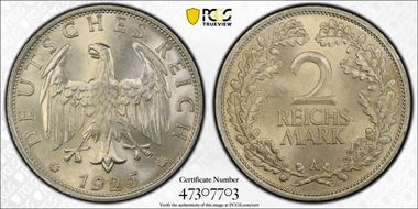1925-A 2R Mk J-320 MS65