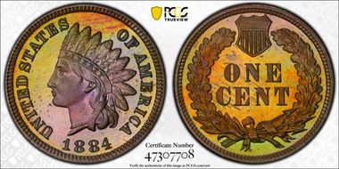 1884 1C PR67BN