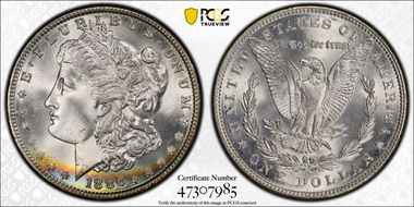 1886 $1 MS67+