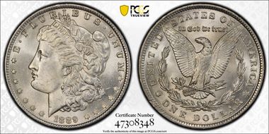 1889 $1 MS63