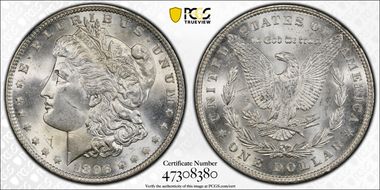 1896 $1 MS64