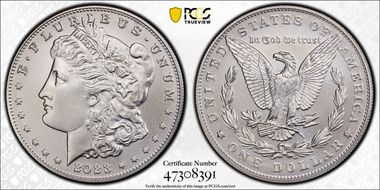 2023 $1 Morgan Dollar First Strike MS70