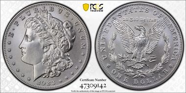 2023 $1 Morgan Dollar First Strike MS70