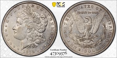1878 7TF $1 Reverse of 1879 XF45