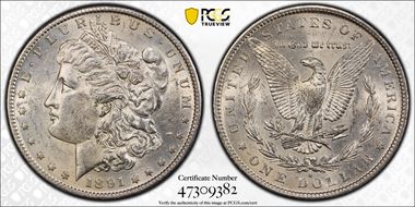 1891-S $1 AU55