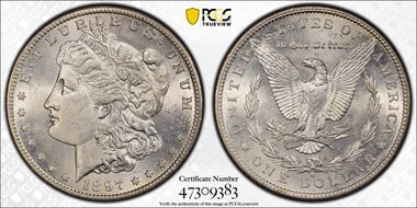 1897-S $1 AU58