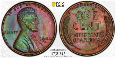 1940-S 1C MS65BN