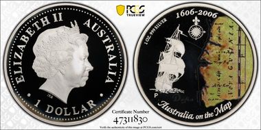 2006-P $1 Australia on the Map PR69DCAM