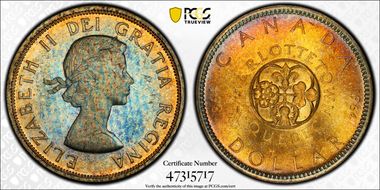 1964 S$1 Confederation MS63